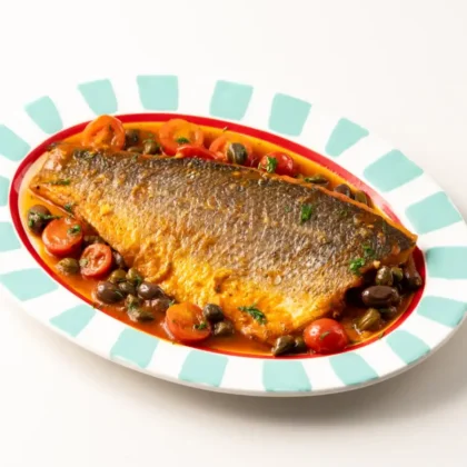 Filetto di Branzino alla Livornese (S)