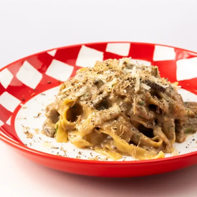 Fettuccine con porcini e tartufo
