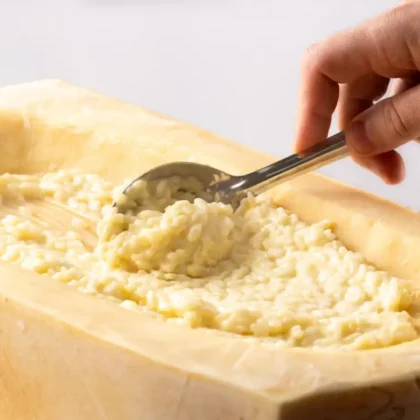 Risotto Mantecato nella Forma di Parmigiano (V)