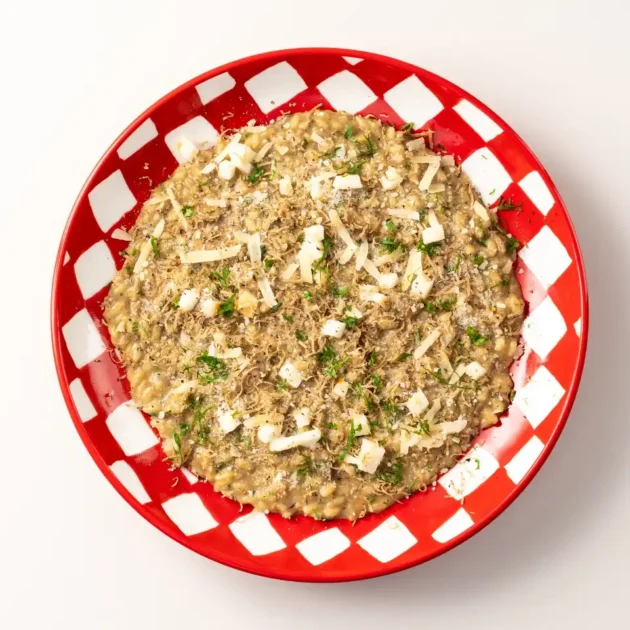 Risotto con porcini e tartufo