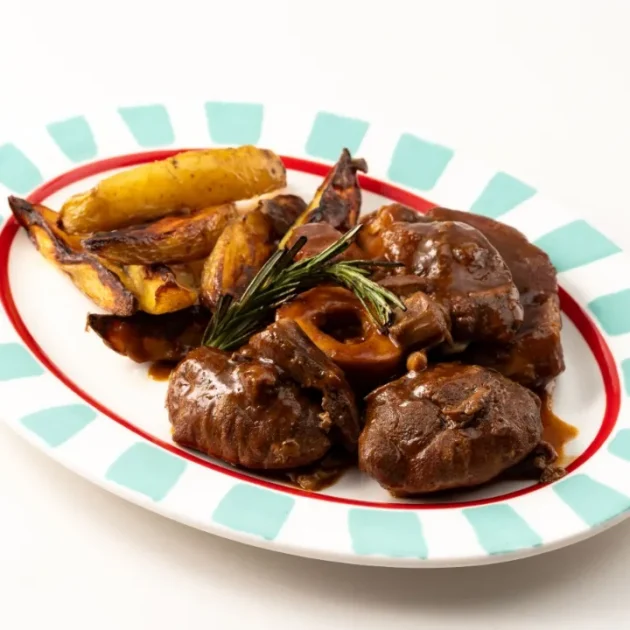 Ossobuco Con Patate Arrosto